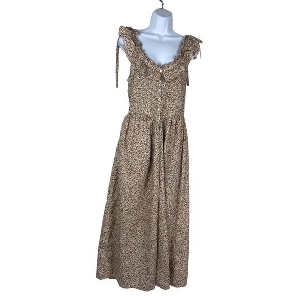 Doen Mandarin Dress Sienna Champignon Floral Size XS - Picture 1 of 16